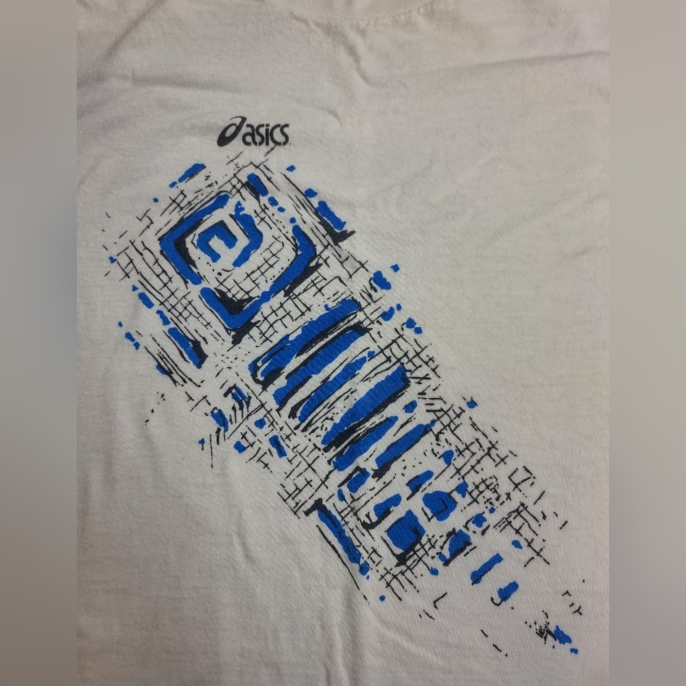 Asics T-shirt - 80s/90s Vintage - Men's XL - Picture 2 of 7